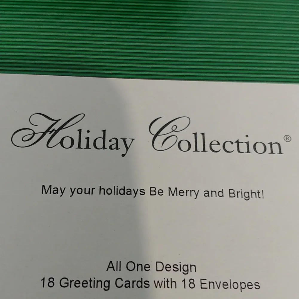 Christmas Cards NEW boxed, 18 with envelopes
